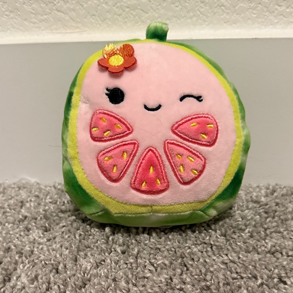 Squishmallows Pink and Green Citrus Stuffed Animal